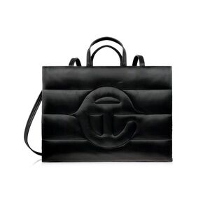 TELFAR Large Puff Shopper - Black